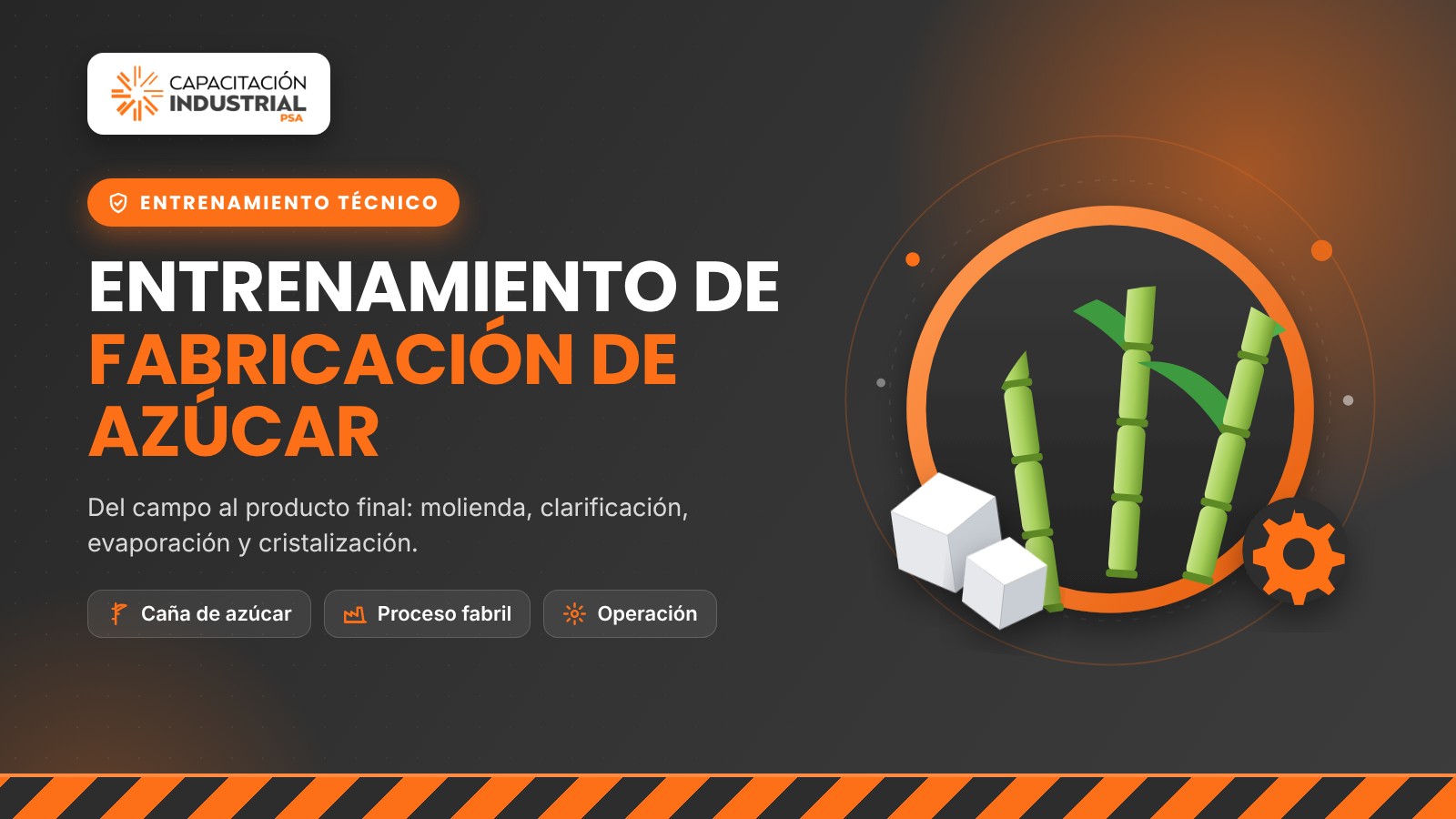 ENTRENAMIENTO DE FABRICACIÓN DE AZÚCAR